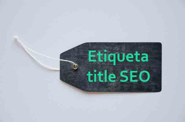 etiqueta title seo